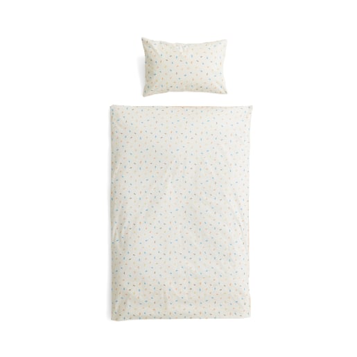 Bettwäsche-Set Kiga Streusel, 2-teilig, Kissen 40 x 40 cm, Decke 150 x 100 cm von Wehrfritz