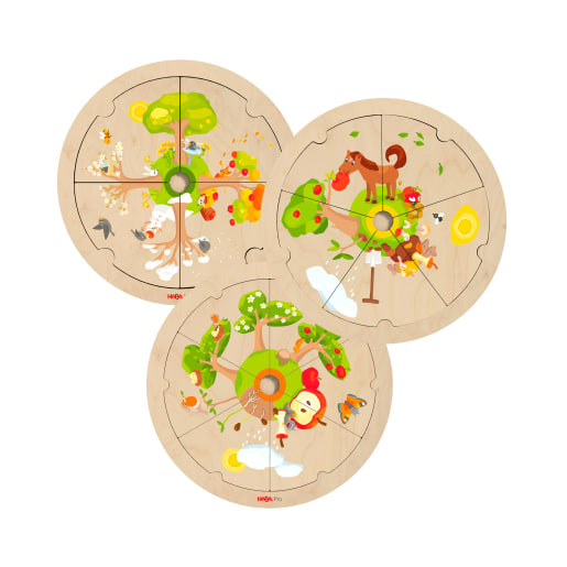 Puzzle-Set Apfel, 3-teilig Puzzle-Set Apfel, 3-teilig von Wehrfritz