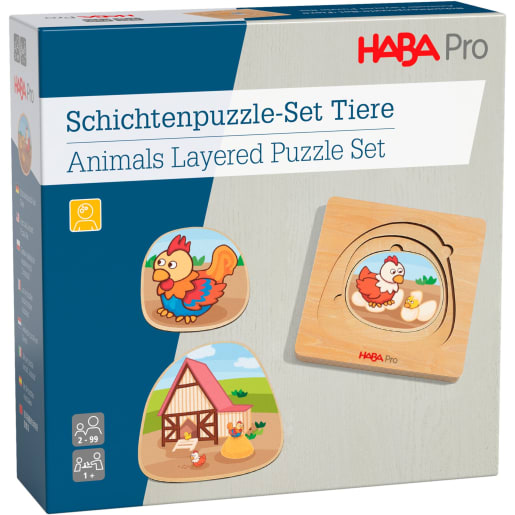 WEHRFRITZ Schichtenpuzzle-Set Tiere von Wehrfritz