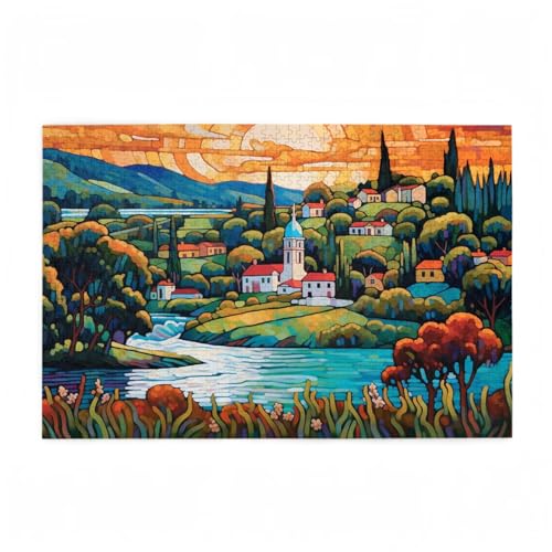 Abstrakt Puzzle Baum Puzzle Große 200 Teile Erwachsene, Clevere Rätsel, Geschicklichkeitsspiel für die Ganze Familie, Holz Farbenfrohes Jigsaws mit Geschenkbox Verpackung, Zimmer Deko 35x25cm D-664 Abstrakt Puzzle Baum Puzzle Große 200 Teile Erwachsene, Clevere Rätsel, Geschicklichkeitsspiel für die Ganze Familie, Holz Farbenfrohes Jigsaws mit Geschenkbox Verpackung, Zimmer Deko 35x25cm D-664 von Wehsaeho
