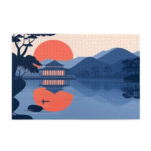 Abstrakt Puzzle Sonnenuntergang Puzzle 300 Teile Erwachsene, Clevere Rätsel, Geschicklichkeitsspiel für die Ganze Familie, Holz Farbenfrohes Jigsaws mit Geschenkbox, Deko Wohnzimmer 38x26cm E-1617 Abstrakt Puzzle Sonnenuntergang Puzzle 300 Teile Erwachsene, Clevere Rätsel, Geschicklichkeitsspiel für die Ganze Familie, Holz Farbenfrohes Jigsaws mit Geschenkbox, Deko Wohnzimmer 38x26cm E-1617 von Wehsaeho