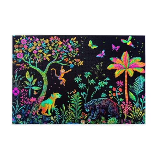 Affe Puzzle Tier Puzzle Große 1500 Teile Erwachsene, Clevere Rätsel, Geschicklichkeitsspiel für die Ganze Familie, Holz Farbenfrohes Jigsaws, Geschenkbox Verpackung, Geschenke für Frauen 87x57cm E-501 Affe Puzzle Tier Puzzle Große 1500 Teile Erwachsene, Clevere Rätsel, Geschicklichkeitsspiel für die Ganze Familie, Holz Farbenfrohes Jigsaws, Geschenkbox Verpackung, Geschenke für Frauen 87x57cm E-501 von Wehsaeho