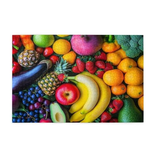 Ananas Puzzle Küche Puzzle Große 1500 Teile Erwachsene, Clevere Rätsel, Geschicklichkeitsspiel für die Ganze Familie, Holz Farbenfrohes Jigsaws mit Geschenkbox, Geschenke für Frauen 87x57cm E-515 Ananas Puzzle Küche Puzzle Große 1500 Teile Erwachsene, Clevere Rätsel, Geschicklichkeitsspiel für die Ganze Familie, Holz Farbenfrohes Jigsaws mit Geschenkbox, Geschenke für Frauen 87x57cm E-515 von Wehsaeho