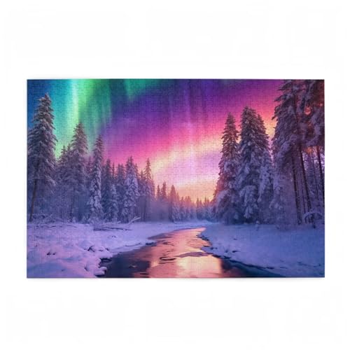 Aurora Puzzle Baum Puzzle Große 500 Teile Erwachsene, Clevere Rätsel, Geschicklichkeitsspiel für die Ganze Familie, Holz Farbenfrohes Jigsaws mit Geschenkbox Verpackung, Zimmer Deko 52x38cm D-123 Aurora Puzzle Baum Puzzle Große 500 Teile Erwachsene, Clevere Rätsel, Geschicklichkeitsspiel für die Ganze Familie, Holz Farbenfrohes Jigsaws mit Geschenkbox Verpackung, Zimmer Deko 52x38cm D-123 von Wehsaeho