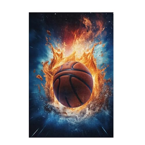 Basketball Puzzle Abstrakt Puzzle Große 200 Teile Erwachsene, Clevere Rätsel, Geschicklichkeitsspiel für die Ganze Familie, Holz Farbenfrohes Jigsaws mit Geschenkbox, Zimmer Deko 35x25cm D-809 Basketball Puzzle Abstrakt Puzzle Große 200 Teile Erwachsene, Clevere Rätsel, Geschicklichkeitsspiel für die Ganze Familie, Holz Farbenfrohes Jigsaws mit Geschenkbox, Zimmer Deko 35x25cm D-809 von Wehsaeho