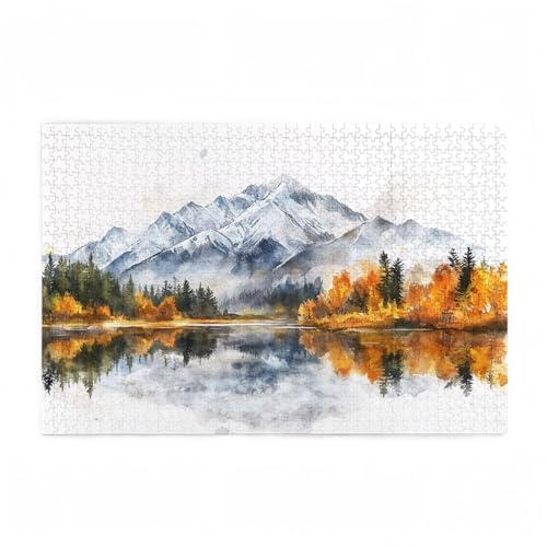 Berg Puzzle Herbst Puzzle Große 6000 Teile Erwachsene, Clevere Rätsel, Geschicklichkeitsspiel für die Ganze Familie, Holz Farbenfrohes Jigsaws mit Geschenkbox Verpackung, Zimmer Deko 105x179cm D-392 Berg Puzzle Herbst Puzzle Große 6000 Teile Erwachsene, Clevere Rätsel, Geschicklichkeitsspiel für die Ganze Familie, Holz Farbenfrohes Jigsaws mit Geschenkbox Verpackung, Zimmer Deko 105x179cm D-392 von Wehsaeho