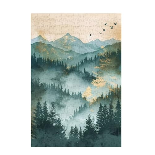 Berg Puzzle Japan Puzzle Große 5000 Teile Erwachsene, Clevere Rätsel, Geschicklichkeitsspiel für die Ganze Familie, Holz Farbenfrohes Jigsaws mit Geschenkbox Verpackung, Zimmer Deko 105x156cm D-1186 von Wehsaeho