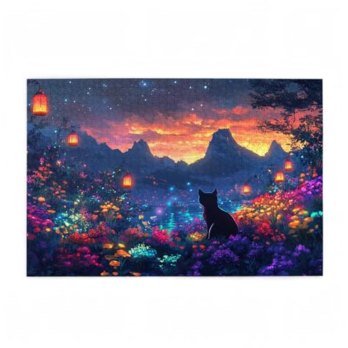 Berg Puzzle Katze Puzzle Große 3000 Teile Erwachsene, Clevere Rätsel, Geschicklichkeitsspiel für die Ganze Familie, Holz Farbenfrohes Jigsaws mit Geschenkbox Verpackung, Zimmer Deko 81x122cm D-424 Berg Puzzle Katze Puzzle Große 3000 Teile Erwachsene, Clevere Rätsel, Geschicklichkeitsspiel für die Ganze Familie, Holz Farbenfrohes Jigsaws mit Geschenkbox Verpackung, Zimmer Deko 81x122cm D-424 von Wehsaeho