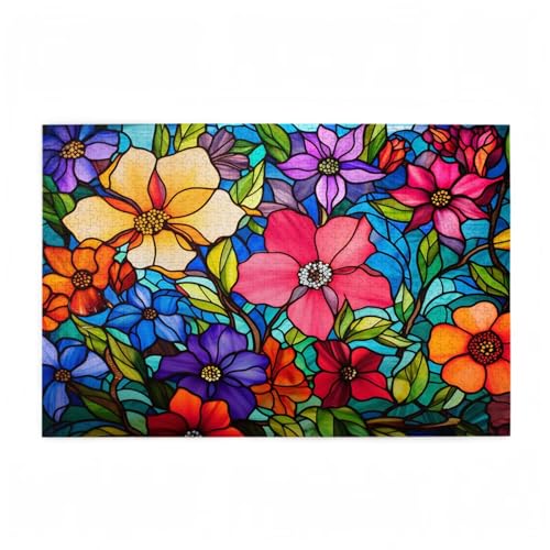 Blume Puzzle Abstrakt Puzzle Große 200 Teile Erwachsene, Clevere Rätsel, Geschicklichkeitsspiel für die Ganze Familie, Holz Farbenfrohes Jigsaws mit Geschenkbox Verpackung, Zimmer Deko 35x25cm D-744 Blume Puzzle Abstrakt Puzzle Große 200 Teile Erwachsene, Clevere Rätsel, Geschicklichkeitsspiel für die Ganze Familie, Holz Farbenfrohes Jigsaws mit Geschenkbox Verpackung, Zimmer Deko 35x25cm D-744 von Wehsaeho