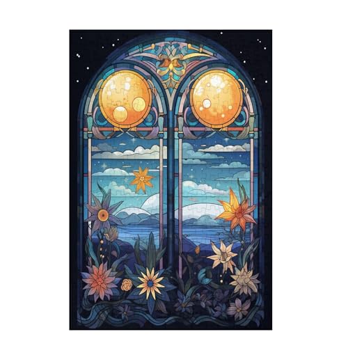 Blume Puzzle Abstrakt Puzzle Große 3000 Teile Erwachsene, Clevere Rätsel, Geschicklichkeitsspiel für die Ganze Familie, Holz Farbenfrohes Jigsaws mit Geschenkbox, Geschenke für Frauen 81x122cm D-1595 von Wehsaeho