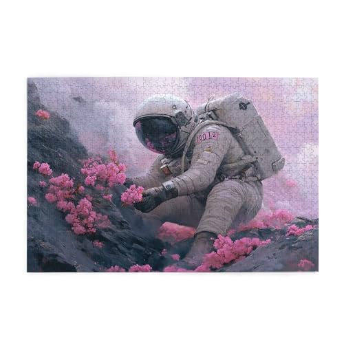 Blume Puzzle Astronaut Puzzle 300 Teile Erwachsene, Clevere Rätsel, Geschicklichkeitsspiel für die Ganze Familie, Holz Farbenfrohes Jigsaws, Geschenkbox Verpackung, Geschenke für Frauen 38x26cm E-1330 Blume Puzzle Astronaut Puzzle 300 Teile Erwachsene, Clevere Rätsel, Geschicklichkeitsspiel für die Ganze Familie, Holz Farbenfrohes Jigsaws, Geschenkbox Verpackung, Geschenke für Frauen 38x26cm E-1330 von Wehsaeho