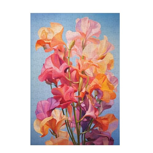 Blume Puzzle Farbe Puzzle Große 200 Teile Erwachsene, Clevere Rätsel, Geschicklichkeitsspiel für die Ganze Familie, Holz Farbenfrohes Jigsaws mit Geschenkbox Verpackung, Zimmer Deko 35x25cm D-1002 Blume Puzzle Farbe Puzzle Große 200 Teile Erwachsene, Clevere Rätsel, Geschicklichkeitsspiel für die Ganze Familie, Holz Farbenfrohes Jigsaws mit Geschenkbox Verpackung, Zimmer Deko 35x25cm D-1002 von Wehsaeho