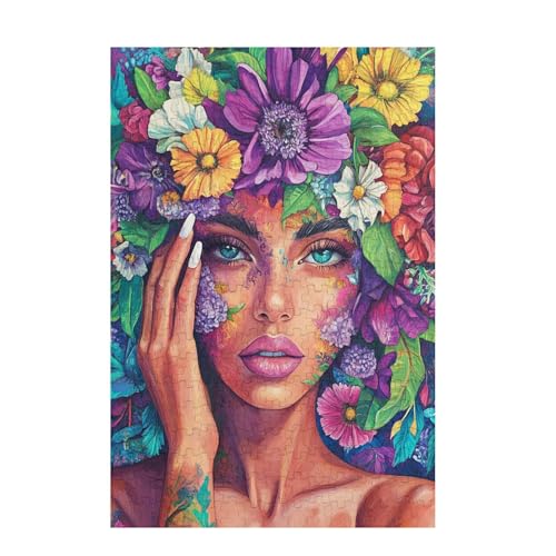 Blume Puzzle Frau Puzzle Große 6000 Teile Erwachsene, Clevere Rätsel, Geschicklichkeitsspiel für die Ganze Familie, Holz Farbenfrohes Jigsaws mit Geschenkbox Verpackung, Zimmer Deko 105x179cm D-1228 Blume Puzzle Frau Puzzle Große 6000 Teile Erwachsene, Clevere Rätsel, Geschicklichkeitsspiel für die Ganze Familie, Holz Farbenfrohes Jigsaws mit Geschenkbox Verpackung, Zimmer Deko 105x179cm D-1228 von Wehsaeho