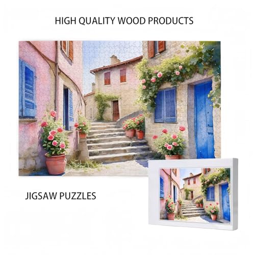 Blume Puzzle Garten Puzzle Große 500 Teile Erwachsene, Clevere Rätsel, Geschicklichkeitsspiel für die Ganze Familie, Holz Farbenfrohes Jigsaws mit Geschenkbox Verpackung, Zimmer Deko 52x38cm D-301 Blume Puzzle Garten Puzzle Große 500 Teile Erwachsene, Clevere Rätsel, Geschicklichkeitsspiel für die Ganze Familie, Holz Farbenfrohes Jigsaws mit Geschenkbox Verpackung, Zimmer Deko 52x38cm D-301 von Wehsaeho