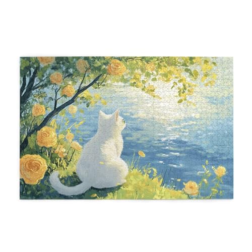 Blume Puzzle Gelb Puzzle 300 Teile Erwachsene, Clevere Rätsel, Geschicklichkeitsspiel für die Ganze Familie, Holz Farbenfrohes Jigsaws mit Geschenkbox Verpackung, Geschenke für Frauen 38x26cm E-1359 Blume Puzzle Gelb Puzzle 300 Teile Erwachsene, Clevere Rätsel, Geschicklichkeitsspiel für die Ganze Familie, Holz Farbenfrohes Jigsaws mit Geschenkbox Verpackung, Geschenke für Frauen 38x26cm E-1359 von Wehsaeho