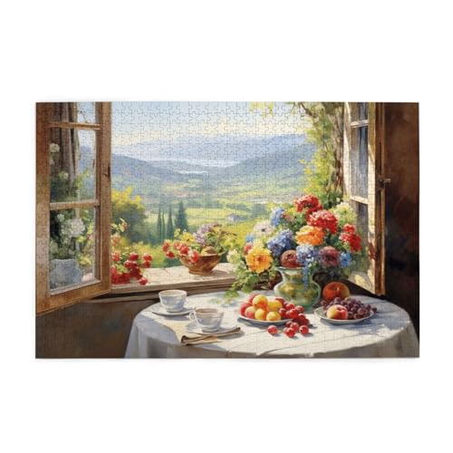 Blume Puzzle Landschaft Puzzle Große 1500 Teile Erwachsene, Clevere Rätsel, Geschicklichkeitsspiel für die Ganze Familie, Holz Farbenfrohes Jigsaws mit Geschenkbox, Geschenke für Frauen 87x57cm E-1003 Blume Puzzle Landschaft Puzzle Große 1500 Teile Erwachsene, Clevere Rätsel, Geschicklichkeitsspiel für die Ganze Familie, Holz Farbenfrohes Jigsaws mit Geschenkbox, Geschenke für Frauen 87x57cm E-1003 von Wehsaeho