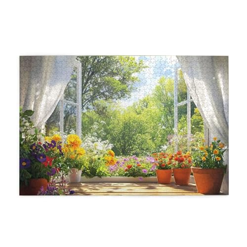 Blume Puzzle Landschaft Puzzle Große 1500 Teile Erwachsene, Clevere Rätsel, Geschicklichkeitsspiel für die Ganze Familie, Holz Farbenfrohes Jigsaws mit Geschenkbox, Geschenke für Frauen 87x57cm E-1027 Blume Puzzle Landschaft Puzzle Große 1500 Teile Erwachsene, Clevere Rätsel, Geschicklichkeitsspiel für die Ganze Familie, Holz Farbenfrohes Jigsaws mit Geschenkbox, Geschenke für Frauen 87x57cm E-1027 von Wehsaeho