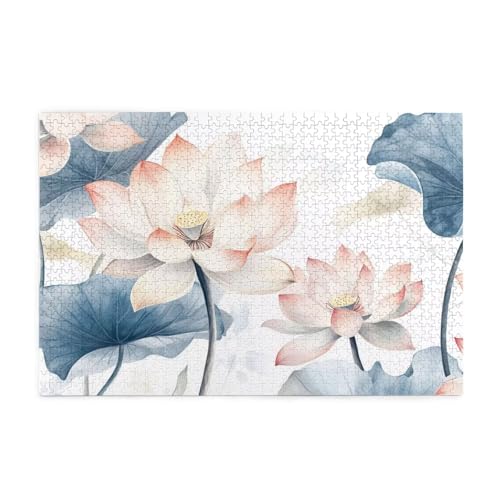 Blume Puzzle Lotus Puzzle Große 1500 Teile Erwachsene, Clevere Rätsel, Geschicklichkeitsspiel für die Ganze Familie, Holz Farbenfrohes Jigsaws mit Geschenkbox, Geschenke für Frauen 87x57cm E-358 Blume Puzzle Lotus Puzzle Große 1500 Teile Erwachsene, Clevere Rätsel, Geschicklichkeitsspiel für die Ganze Familie, Holz Farbenfrohes Jigsaws mit Geschenkbox, Geschenke für Frauen 87x57cm E-358 von Wehsaeho