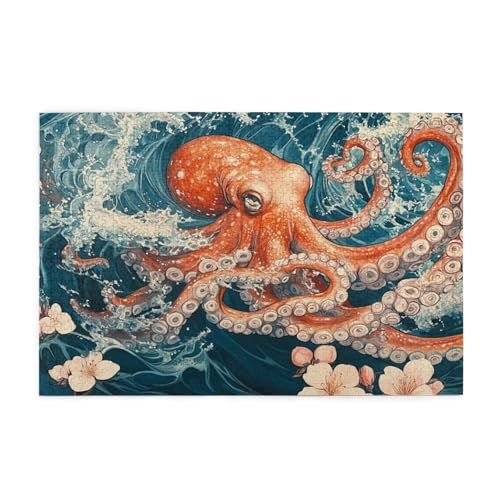 Blume Puzzle Oktopus Puzzle Große 5000 Teile Erwachsene, Clevere Rätsel, Geschicklichkeitsspiel für die Ganze Familie, Holz Farbenfrohes Jigsaws mit Geschenkbox, Geschenke für Frauen 105x156cm E-1634 Blume Puzzle Oktopus Puzzle Große 5000 Teile Erwachsene, Clevere Rätsel, Geschicklichkeitsspiel für die Ganze Familie, Holz Farbenfrohes Jigsaws mit Geschenkbox, Geschenke für Frauen 105x156cm E-1634 von Wehsaeho