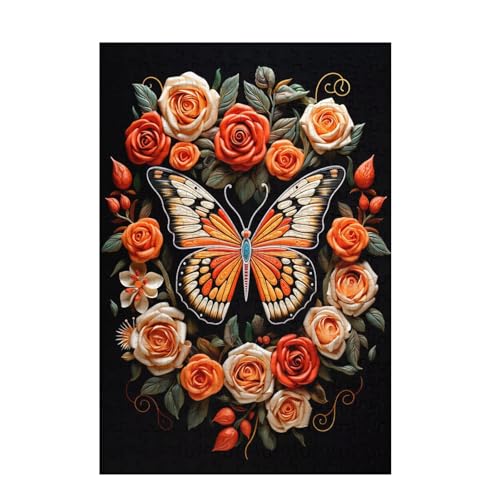 Blume Puzzle Schmetterling Puzzle Große 200 Teile Erwachsene, Clevere Rätsel, Geschicklichkeitsspiel für die Ganze Familie, Holz Farbenfrohes Jigsaws mit Geschenkbox, Zimmer Deko 35x25cm D-793 Blume Puzzle Schmetterling Puzzle Große 200 Teile Erwachsene, Clevere Rätsel, Geschicklichkeitsspiel für die Ganze Familie, Holz Farbenfrohes Jigsaws mit Geschenkbox, Zimmer Deko 35x25cm D-793 von Wehsaeho