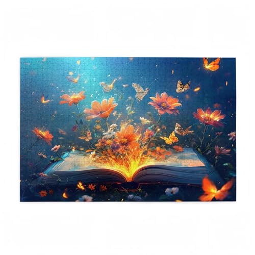 Blume Puzzle Schmetterling Puzzle Große 6000 Teile Erwachsene, Clevere Rätsel, Geschicklichkeitsspiel für die Ganze Familie, Holz Farbenfrohes Jigsaws mit Geschenkbox, Deko Wohnzimmer 105x179cm D-306 Blume Puzzle Schmetterling Puzzle Große 6000 Teile Erwachsene, Clevere Rätsel, Geschicklichkeitsspiel für die Ganze Familie, Holz Farbenfrohes Jigsaws mit Geschenkbox, Deko Wohnzimmer 105x179cm D-306 von Wehsaeho