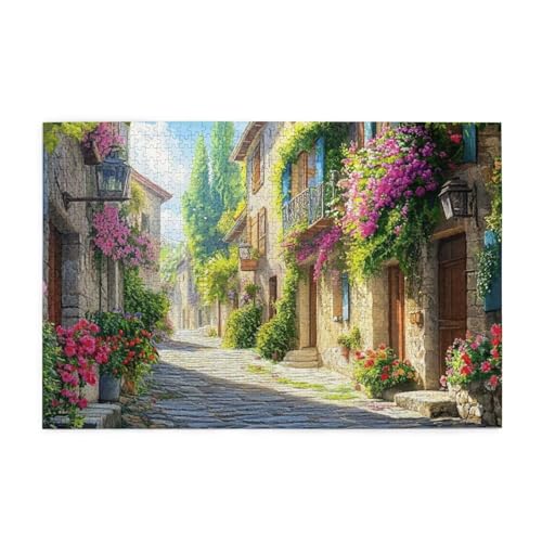 Blume Puzzle Straße Puzzle 300 Teile Erwachsene, Clevere Rätsel, Geschicklichkeitsspiel für die Ganze Familie, Holz Farbenfrohes Jigsaws mit Geschenkbox Verpackung, Geschenke für Frauen 38x26cm E-1519 Blume Puzzle Straße Puzzle 300 Teile Erwachsene, Clevere Rätsel, Geschicklichkeitsspiel für die Ganze Familie, Holz Farbenfrohes Jigsaws mit Geschenkbox Verpackung, Geschenke für Frauen 38x26cm E-1519 von Wehsaeho