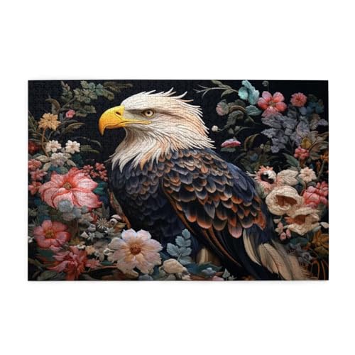 Blume Puzzle Tier Puzzle Große 5000 Teile Erwachsene, Clevere Rätsel, Geschicklichkeitsspiel für die Ganze Familie, Holz Farbenfrohes Jigsaws mit Geschenkbox, Geschenke für Frauen 105x156cm E-1056 von Wehsaeho