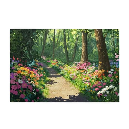 Blume Puzzle Wald Puzzle Große 5000 Teile Erwachsene, Clevere Rätsel, Geschicklichkeitsspiel für die Ganze Familie, Holz Farbenfrohes Jigsaws mit Geschenkbox, Geschenke für Frauen 105x156cm E-1199 Blume Puzzle Wald Puzzle Große 5000 Teile Erwachsene, Clevere Rätsel, Geschicklichkeitsspiel für die Ganze Familie, Holz Farbenfrohes Jigsaws mit Geschenkbox, Geschenke für Frauen 105x156cm E-1199 von Wehsaeho