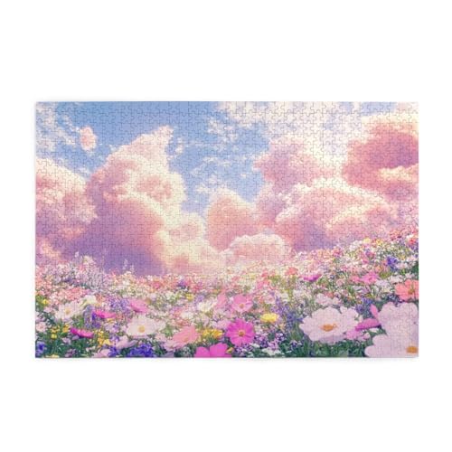 Blume Puzzle Wolke Puzzle Große 5000 Teile Erwachsene, Clevere Rätsel, Geschicklichkeitsspiel für die Ganze Familie, Holz Farbenfrohes Jigsaws mit Geschenkbox, Geschenke für Frauen 105x156cm E-1109 Blume Puzzle Wolke Puzzle Große 5000 Teile Erwachsene, Clevere Rätsel, Geschicklichkeitsspiel für die Ganze Familie, Holz Farbenfrohes Jigsaws mit Geschenkbox, Geschenke für Frauen 105x156cm E-1109 von Wehsaeho