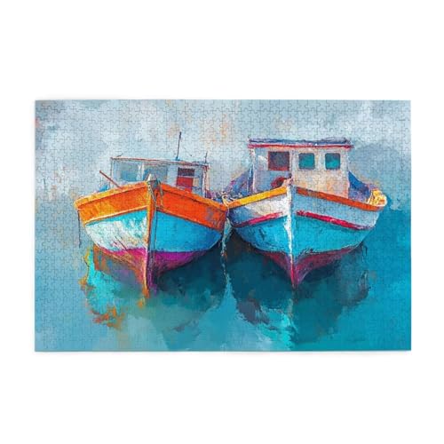 Boot Puzzle Meer Puzzle Große 5000 Teile Erwachsene, Clevere Rätsel, Geschicklichkeitsspiel für die Ganze Familie, Holz Farbenfrohes Jigsaws mit Geschenkbox, Geschenke für Frauen 105x156cm E-344 Boot Puzzle Meer Puzzle Große 5000 Teile Erwachsene, Clevere Rätsel, Geschicklichkeitsspiel für die Ganze Familie, Holz Farbenfrohes Jigsaws mit Geschenkbox, Geschenke für Frauen 105x156cm E-344 von Wehsaeho