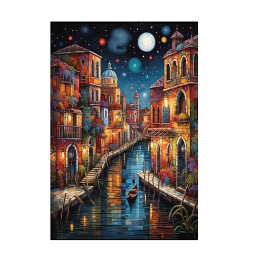 Boot Puzzle Mond Puzzle Große 5000 Teile Erwachsene, Clevere Rätsel, Geschicklichkeitsspiel für die Ganze Familie, Holz Farbenfrohes Jigsaws mit Geschenkbox Verpackung, Zimmer Deko 105x156cm D-873 Boot Puzzle Mond Puzzle Große 5000 Teile Erwachsene, Clevere Rätsel, Geschicklichkeitsspiel für die Ganze Familie, Holz Farbenfrohes Jigsaws mit Geschenkbox Verpackung, Zimmer Deko 105x156cm D-873 von Wehsaeho