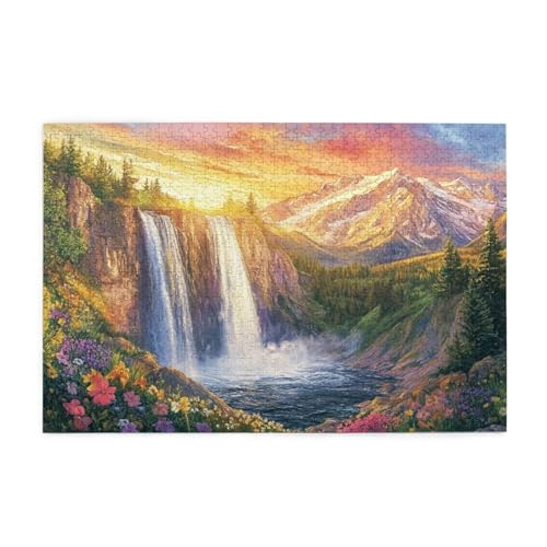 Fallen Puzzle Berg Puzzle Große 5000 Teile Erwachsene, Clevere Rätsel, Geschicklichkeitsspiel für die Ganze Familie, Holz Farbenfrohes Jigsaws mit Geschenkbox, Geschenke für Frauen 105x156cm E-1552 Fallen Puzzle Berg Puzzle Große 5000 Teile Erwachsene, Clevere Rätsel, Geschicklichkeitsspiel für die Ganze Familie, Holz Farbenfrohes Jigsaws mit Geschenkbox, Geschenke für Frauen 105x156cm E-1552 von Wehsaeho