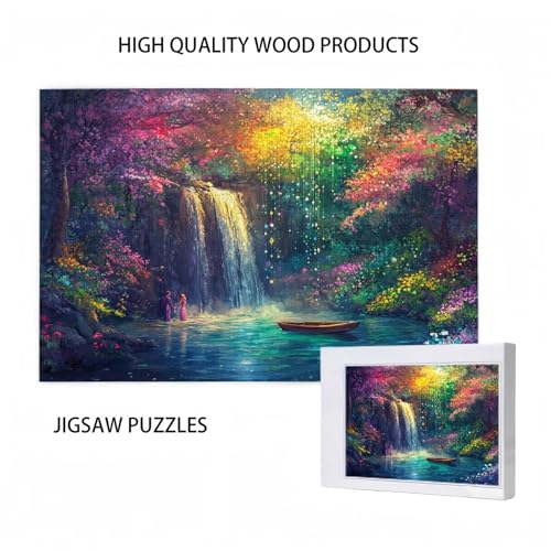 Fallen Puzzle Farbe Puzzle Große 1000 Teile Erwachsene, Clevere Rätsel, Geschicklichkeitsspiel für die Ganze Familie, Holz Farbenfrohes Jigsaws mit Geschenkbox Verpackung, Zimmer Deko 75x50cm D-141 Fallen Puzzle Farbe Puzzle Große 1000 Teile Erwachsene, Clevere Rätsel, Geschicklichkeitsspiel für die Ganze Familie, Holz Farbenfrohes Jigsaws mit Geschenkbox Verpackung, Zimmer Deko 75x50cm D-141 von Wehsaeho