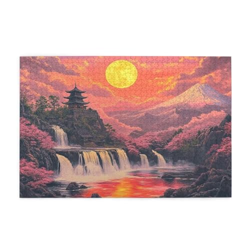 Fallen Puzzle Sonnenuntergang Puzzle Große 5000 Teile Erwachsene, Clevere Rätsel, Geschicklichkeitsspiel für die Ganze Familie, Holz Farbenfrohes Jigsaws, Geschenke für Frauen 105x156cm E-1581 Fallen Puzzle Sonnenuntergang Puzzle Große 5000 Teile Erwachsene, Clevere Rätsel, Geschicklichkeitsspiel für die Ganze Familie, Holz Farbenfrohes Jigsaws, Geschenke für Frauen 105x156cm E-1581 von Wehsaeho