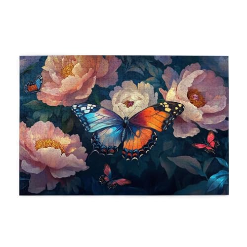 Farbe Puzzle Blume Puzzle Große 5000 Teile Erwachsene, Clevere Rätsel, Geschicklichkeitsspiel für die Ganze Familie, Holz Farbenfrohes Jigsaws mit Geschenkbox, Geschenke für Frauen 105x156cm E-1852 von Wehsaeho