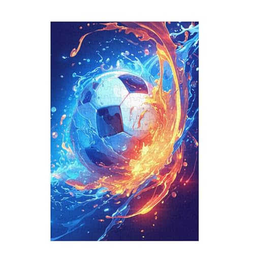 Fußball Puzzle Abstrakt Puzzle Große 1000 Teile Erwachsene, Clevere Rätsel, Geschicklichkeitsspiel für die Ganze Familie, Holz Farbenfrohes Jigsaws mit Geschenkbox, Geschenke für Frauen 75x50cm D-1285 Fußball Puzzle Abstrakt Puzzle Große 1000 Teile Erwachsene, Clevere Rätsel, Geschicklichkeitsspiel für die Ganze Familie, Holz Farbenfrohes Jigsaws mit Geschenkbox, Geschenke für Frauen 75x50cm D-1285 von Wehsaeho