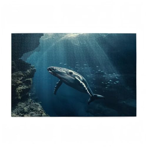 Hai Puzzle Meer Puzzle Große 5000 Teile Erwachsene, Clevere Rätsel, Geschicklichkeitsspiel für die Ganze Familie, Holz Farbenfrohes Jigsaws mit Geschenkbox Verpackung, Zimmer Deko 105x156cm D-155 Hai Puzzle Meer Puzzle Große 5000 Teile Erwachsene, Clevere Rätsel, Geschicklichkeitsspiel für die Ganze Familie, Holz Farbenfrohes Jigsaws mit Geschenkbox Verpackung, Zimmer Deko 105x156cm D-155 von Wehsaeho