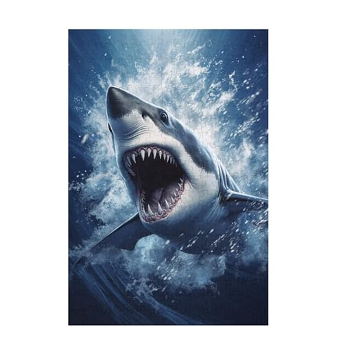 Hai Puzzle Tier Puzzle Große 2000 Teile Erwachsene, Clevere Rätsel, Geschicklichkeitsspiel für die Ganze Familie, Holz Farbenfrohes Jigsaws mit Geschenkbox Verpackung, Zimmer Deko 99x70cm D-1003 Hai Puzzle Tier Puzzle Große 2000 Teile Erwachsene, Clevere Rätsel, Geschicklichkeitsspiel für die Ganze Familie, Holz Farbenfrohes Jigsaws mit Geschenkbox Verpackung, Zimmer Deko 99x70cm D-1003 von Wehsaeho