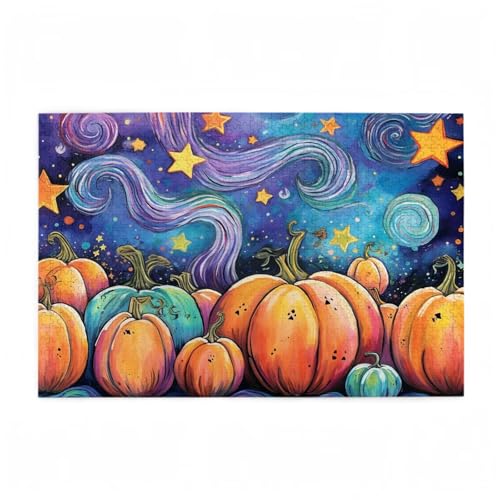 Halloween Puzzle Kürbis Puzzle Große 6000 Teile Erwachsene, Clevere Rätsel, Geschicklichkeitsspiel für die Ganze Familie, Holz Farbenfrohes Jigsaws mit Geschenkbox, Zimmer Deko 105x179cm D-245 Halloween Puzzle Kürbis Puzzle Große 6000 Teile Erwachsene, Clevere Rätsel, Geschicklichkeitsspiel für die Ganze Familie, Holz Farbenfrohes Jigsaws mit Geschenkbox, Zimmer Deko 105x179cm D-245 von Wehsaeho