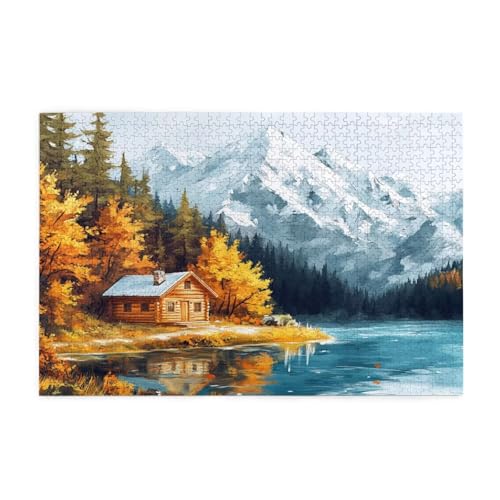 Herbst Puzzle Wald Puzzle 300 Teile Erwachsene, Clevere Rätsel, Geschicklichkeitsspiel für die Ganze Familie, Holz Farbenfrohes Jigsaws mit Geschenkbox Verpackung, Geschenke für Frauen 38x26cm E-1850 Herbst Puzzle Wald Puzzle 300 Teile Erwachsene, Clevere Rätsel, Geschicklichkeitsspiel für die Ganze Familie, Holz Farbenfrohes Jigsaws mit Geschenkbox Verpackung, Geschenke für Frauen 38x26cm E-1850 von Wehsaeho