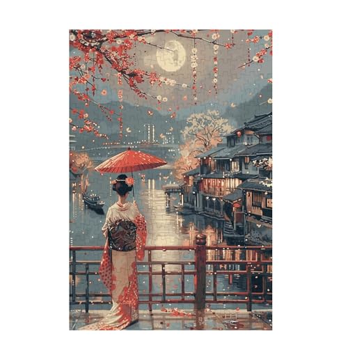 Japan Puzzle Frau Puzzle Große 200 Teile Erwachsene, Clevere Rätsel, Geschicklichkeitsspiel für die Ganze Familie, Holz Farbenfrohes Jigsaws mit Geschenkbox Verpackung, Zimmer Deko 35x25cm D-1032 Japan Puzzle Frau Puzzle Große 200 Teile Erwachsene, Clevere Rätsel, Geschicklichkeitsspiel für die Ganze Familie, Holz Farbenfrohes Jigsaws mit Geschenkbox Verpackung, Zimmer Deko 35x25cm D-1032 von Wehsaeho