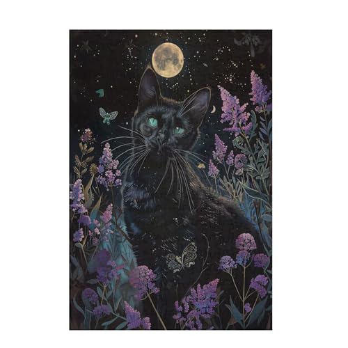 Katze Puzzle Mond Puzzle Große 5000 Teile Erwachsene, Clevere Rätsel, Geschicklichkeitsspiel für die Ganze Familie, Holz Farbenfrohes Jigsaws mit Geschenkbox Verpackung, Zimmer Deko 105x156cm D-1209 Katze Puzzle Mond Puzzle Große 5000 Teile Erwachsene, Clevere Rätsel, Geschicklichkeitsspiel für die Ganze Familie, Holz Farbenfrohes Jigsaws mit Geschenkbox Verpackung, Zimmer Deko 105x156cm D-1209 von Wehsaeho