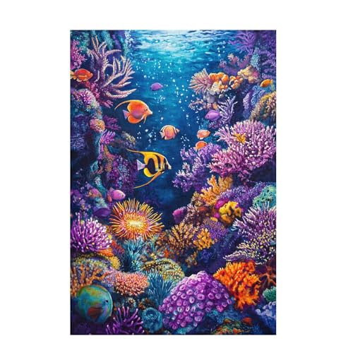 Koi Puzzle Meer Puzzle Große 200 Teile Erwachsene, Clevere Rätsel, Geschicklichkeitsspiel für die Ganze Familie, Holz Farbenfrohes Jigsaws mit Geschenkbox Verpackung, Zimmer Deko 35x25cm D-969 Koi Puzzle Meer Puzzle Große 200 Teile Erwachsene, Clevere Rätsel, Geschicklichkeitsspiel für die Ganze Familie, Holz Farbenfrohes Jigsaws mit Geschenkbox Verpackung, Zimmer Deko 35x25cm D-969 von Wehsaeho