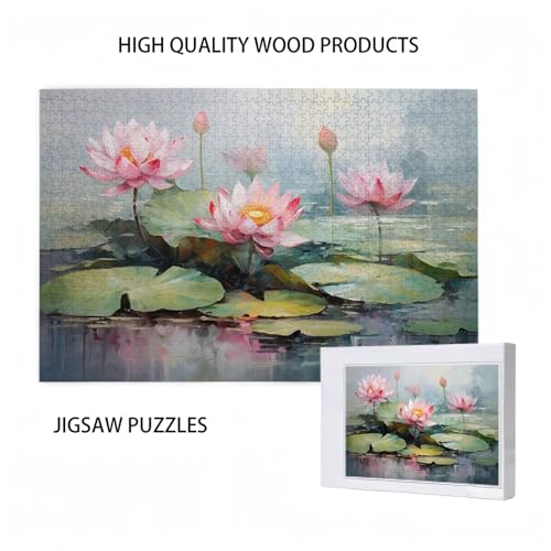 Lotus Puzzle Einfachheit Puzzle Große 5000 Teile Erwachsene, Clevere Rätsel, Geschicklichkeitsspiel für die Ganze Familie, Holz Farbenfrohes Jigsaws mit Geschenkbox, Deko Wohnzimmer 105x156cm D-621 Lotus Puzzle Einfachheit Puzzle Große 5000 Teile Erwachsene, Clevere Rätsel, Geschicklichkeitsspiel für die Ganze Familie, Holz Farbenfrohes Jigsaws mit Geschenkbox, Deko Wohnzimmer 105x156cm D-621 von Wehsaeho