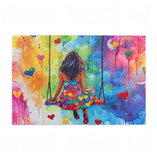 Mädchen Puzzle Farbe Puzzle Große 2000 Teile Erwachsene, Clevere Rätsel, Geschicklichkeitsspiel für die Ganze Familie, Holz Farbenfrohes Jigsaws mit Geschenkbox Verpackung, Zimmer Deko 99x70cm D-602 Mädchen Puzzle Farbe Puzzle Große 2000 Teile Erwachsene, Clevere Rätsel, Geschicklichkeitsspiel für die Ganze Familie, Holz Farbenfrohes Jigsaws mit Geschenkbox Verpackung, Zimmer Deko 99x70cm D-602 von Wehsaeho