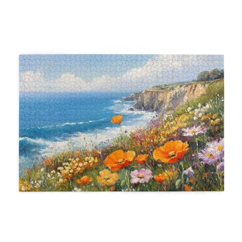 Meer Puzzle Blume Puzzle 300 Teile Erwachsene, Clevere Rätsel, Geschicklichkeitsspiel für die Ganze Familie, Holz Farbenfrohes Jigsaws mit Geschenkbox Verpackung, Geschenke für Frauen 38x26cm E-1309 Meer Puzzle Blume Puzzle 300 Teile Erwachsene, Clevere Rätsel, Geschicklichkeitsspiel für die Ganze Familie, Holz Farbenfrohes Jigsaws mit Geschenkbox Verpackung, Geschenke für Frauen 38x26cm E-1309 von Wehsaeho