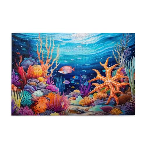 Meer Puzzle Fisch Puzzle Große 5000 Teile Erwachsene, Clevere Rätsel, Geschicklichkeitsspiel für die Ganze Familie, Holz Farbenfrohes Jigsaws mit Geschenkbox, Geschenke für Frauen 105x156cm E-555 Meer Puzzle Fisch Puzzle Große 5000 Teile Erwachsene, Clevere Rätsel, Geschicklichkeitsspiel für die Ganze Familie, Holz Farbenfrohes Jigsaws mit Geschenkbox, Geschenke für Frauen 105x156cm E-555 von Wehsaeho