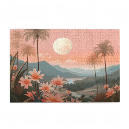 Mond Puzzle Berg Puzzle Große 1000 Teile Erwachsene, Clevere Rätsel, Geschicklichkeitsspiel für die Ganze Familie, Holz Farbenfrohes Jigsaws mit Geschenkbox Verpackung, Zimmer Deko 75x50cm D-268 Mond Puzzle Berg Puzzle Große 1000 Teile Erwachsene, Clevere Rätsel, Geschicklichkeitsspiel für die Ganze Familie, Holz Farbenfrohes Jigsaws mit Geschenkbox Verpackung, Zimmer Deko 75x50cm D-268 von Wehsaeho