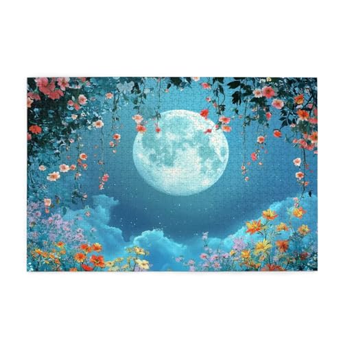 Mond Puzzle Wolke Puzzle 300 Teile Erwachsene, Clevere Rätsel, Geschicklichkeitsspiel für die Ganze Familie, Holz Farbenfrohes Jigsaws mit Geschenkbox Verpackung, Geschenke für Frauen 38x26cm E-1255 Mond Puzzle Wolke Puzzle 300 Teile Erwachsene, Clevere Rätsel, Geschicklichkeitsspiel für die Ganze Familie, Holz Farbenfrohes Jigsaws mit Geschenkbox Verpackung, Geschenke für Frauen 38x26cm E-1255 von Wehsaeho