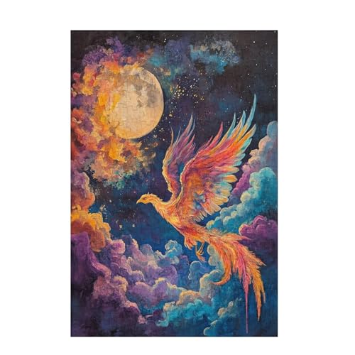 Phönix Puzzle Mond Puzzle Große 3000 Teile Erwachsene, Clevere Rätsel, Geschicklichkeitsspiel für die Ganze Familie, Holz Farbenfrohes Jigsaws mit Geschenkbox Verpackung, Zimmer Deko 81x122cm D-957 Phönix Puzzle Mond Puzzle Große 3000 Teile Erwachsene, Clevere Rätsel, Geschicklichkeitsspiel für die Ganze Familie, Holz Farbenfrohes Jigsaws mit Geschenkbox Verpackung, Zimmer Deko 81x122cm D-957 von Wehsaeho